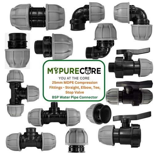 Mdpe compression fittings 25mm - mdpe,