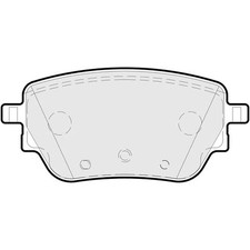 Brake pads set for - for, mercedes