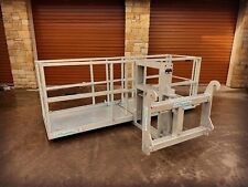 10Ft Galvanised Pivoting Extending Man-lift Safety Basket (Telescopic Handler)