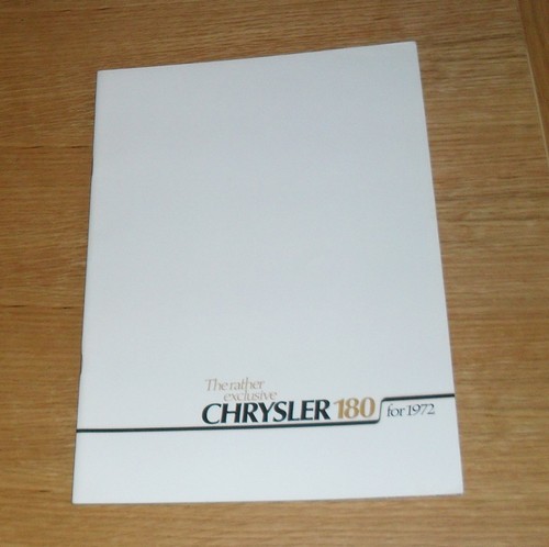 Chrysler 180 brochure - 180,