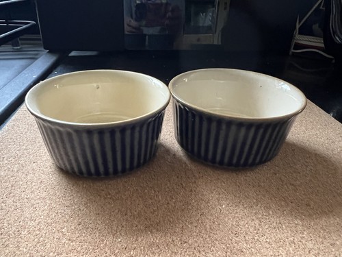 Blue ramekin dish cookware - blue,