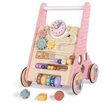 LOL-FUN Wooden Baby Walker •