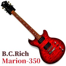 BC Rich Marlon 350 Electric Guitar Quilted Maple Red STRB Beautiful Condition