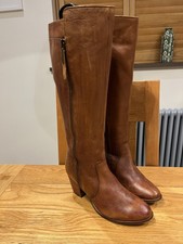 Dune Tiana Dark Tan Leather