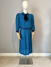 Vintage 1980s Work Dress Lady