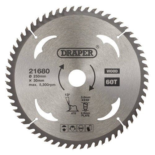 Draper tct circular saw blade - circular,