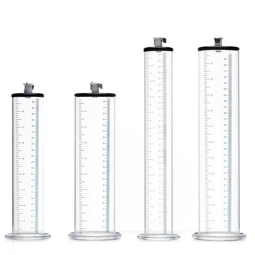 Acrylic cylinder wide flange - acrylic,