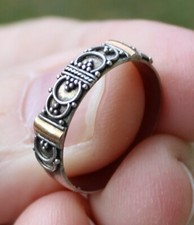 Sterling silver gold ladies - &,