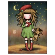 Santoro Gorjuss Collection Greetings Card - Leo - The Lion's Share -NEW-FREE P&P