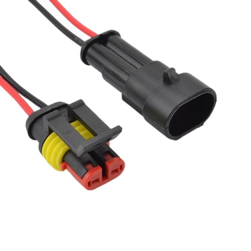 Pair 2pin car boat sealed - 2pin,