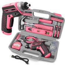 35pc Pink Tool Kit with 3.6V