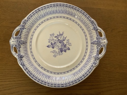 Blue and white charger - blue, /
