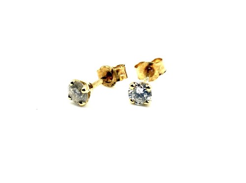 9ct diamond stud - 9ct, earrings