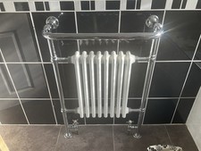 Victorian Traditional Heated Towel Rail 8 colum Radiator Please Read Description