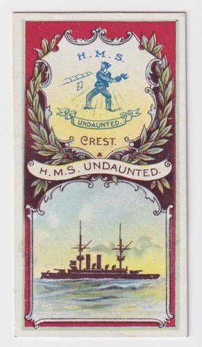 Cigarette card battleships - cigarette,