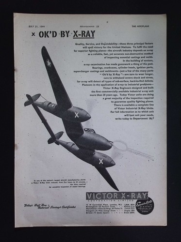 Original 1944 advert - original, victor