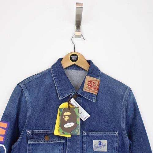 Bape blue button shark - blue, up