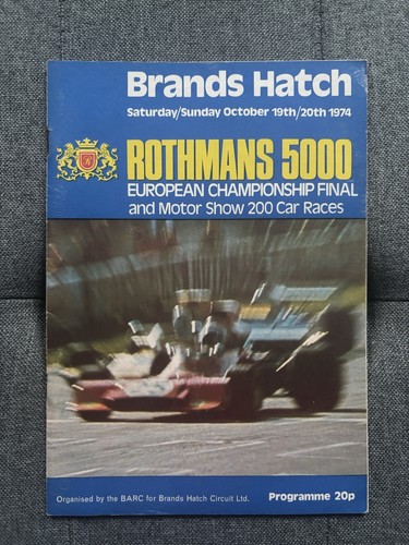 1974 rothmans 5000 - 5000, european