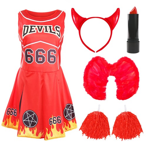 Ladies devil cheerleader - ladies,