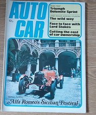 Autocar Magazine 26th July