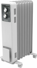 Dimplex Eco Radiator 2kW Oil Free ECR20 White Heater w/ Wheels 3 Heat Settings
