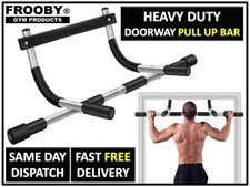 GYM FITNESS BAR CHIN PULL UP STRENGTH SITUP DIPS EXERCISE WORKOUT DOOR BARS 36-2