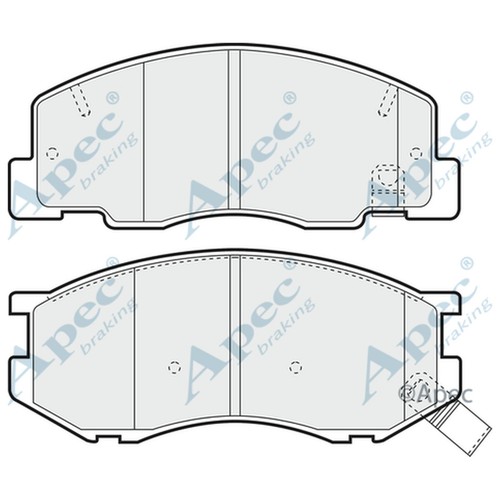 Brake pads set for - set,