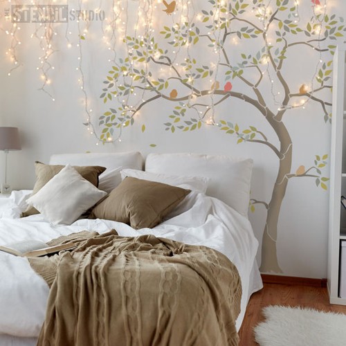 Large tree stencil - large,