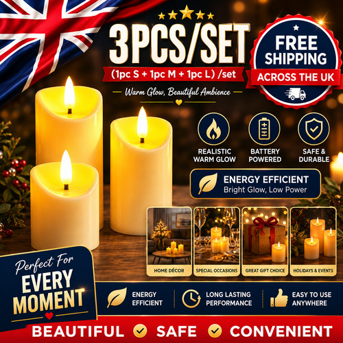 Set led flameless pillar - of,