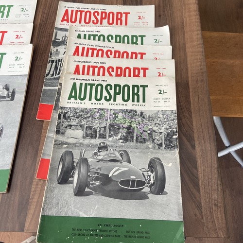 Selection vintage autosport - selection, of