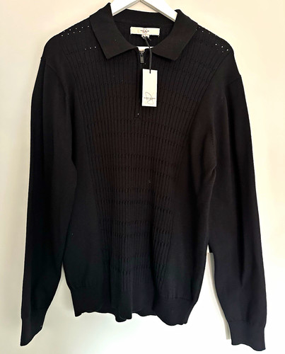 River island black zip - river,
