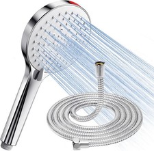 Shower Head & Hose 1.6M High Pressure 5 Modes Power Flush Spray for Cleaning-NEW