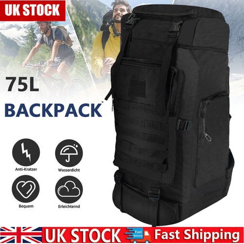 75l hiking camping backpack - camping,