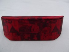 Used - ELLE red magnetic glasses / sunglasses case - proceeds to charity