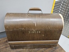 Singer 128k/ 28k Sewing Machine Bentwood Cover Case And Base Only.