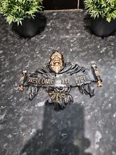 Welcome To Hell Sign ,in Black, Man cave , Door sign ,ect ..