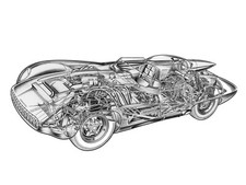 Chevrolet Corvette SS cutaway