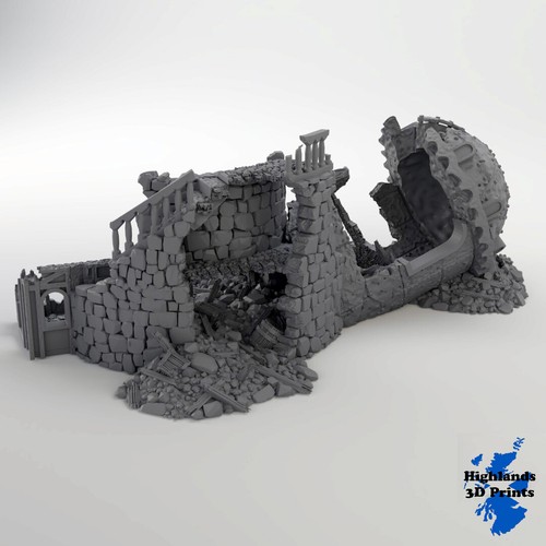 Ruined observatory scatter - ruined,