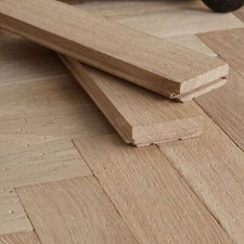 10" Tumbled Solid Oak Parquet