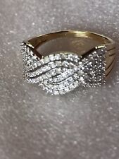 18k  Gold Diamond Ring.