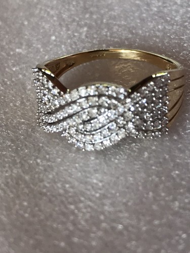 18k gold diamond ring - gold,