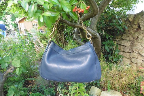 Davidson blue leather - &,