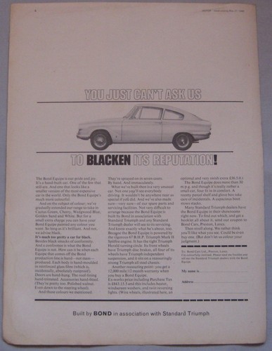 1966 bond equipe original - 1966,