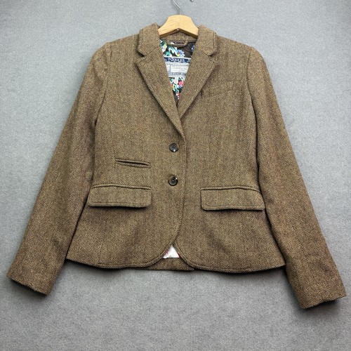 Joules tweed jacket brown - jacket, 8