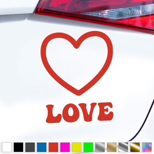 Love heart sticker sign - heart,