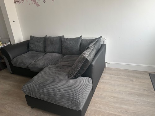 Grey corner sofa - corner,