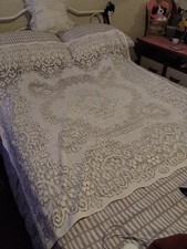 VTG100% Polyester White Lace