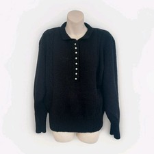 Vtg 80s CLASSIC WOMAN Black