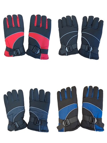 Mens gloves fleeced - fleeced, fur