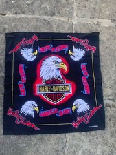 BANDANA harley davidson EAGLE USA COTTON SCARF HANDKERCHIEF MILITARY biker GLORY